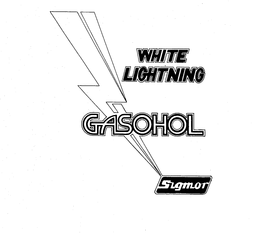 WHITE LIGHTNING GASOHOL SIGMOR trademark
