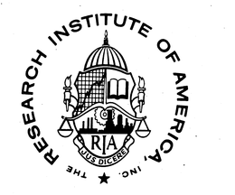 RIA RESEARCH INSTITUTE OF AMERICA INC. JUS DICERE trademark