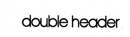 DOUBLE HEADER trademark