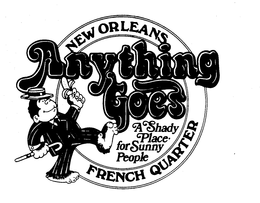 ANYTHING GOES trademark