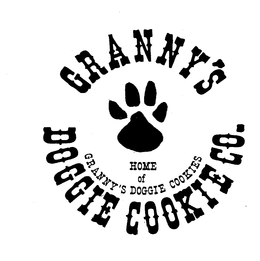 GRANNY'S DOGGIE COOKIE CO. trademark