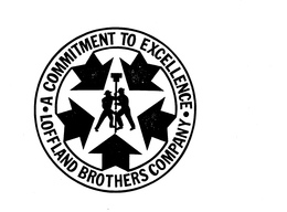 A COMMITMENT TO EXCELLENCE-LOFFLAND BROTHERS COMPANY trademark