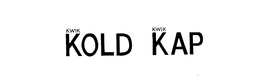 KWIK KOLD KWIK KAP trademark