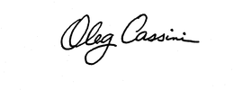 OLEG CASSINI trademark