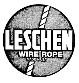 LESCHEN WIRE ROPE MADE IN USA trademark