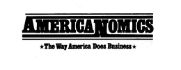 AMERICANOMICS THE WAY AMERICA DOES BUSINESS trademark