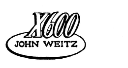 X600 JOHN WEITZ trademark