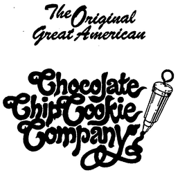 THE ORIGINAL GREAT AMERICAN CHOCOLATE CHIP COOKIE COMPANY trademark