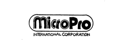 MICROPRO INTERNATIONAL CORPORATION trademark