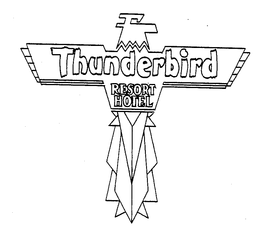 THUNDERBIRD RESORT HOTEL trademark