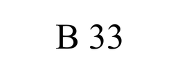 B 33 trademark