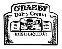 O'DARBY DAIRY CREAM IRISH LIQUEUR trademark
