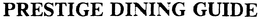 PRESTIGE DINING GUIDE trademark