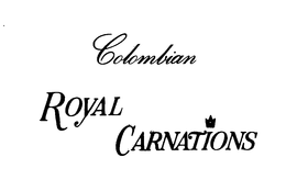 COLOMBIAN ROYAL CARNATIONS trademark