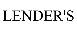 LENDER'S trademark