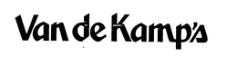 VAN DE KAMP'S trademark