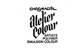 CHROMACRYL ATELIER COLOUR ARTISTS POLYMER EMULSION COLOUR trademark