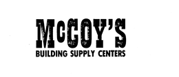 MCCOY'S BUILDING SUPPLY CENTERS trademark