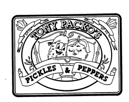 TONY PACKO'S PICKLES & PEPPERS trademark