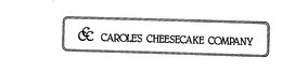 CCC CAROLE'S CHEESECAKE COMPANY trademark