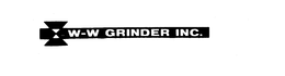 W-W GRINDER INC. trademark
