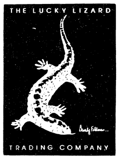 THE LUCKY LIZARD TRADING COMPANY trademark