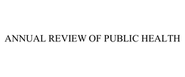 ANNUAL REVIEW OF PUBLIC HEALTH trademark