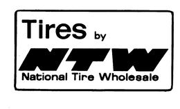 TIRES BY NTW NATIONAL TIRE WHOLESALE trademark