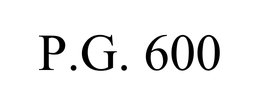 P.G. 600 trademark