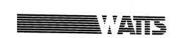 WATTS trademark