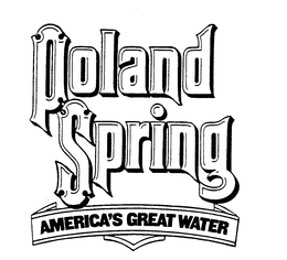 POLAND SPRING AMERICA'S GREAT WATER trademark