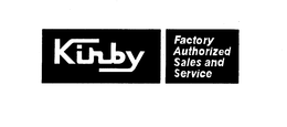 KIRBY FACTORY AUTHORIZED SALES AND SERVICE trademark