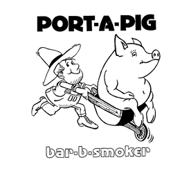 PORT-A-PIG BAR-B-SMOKER trademark