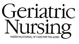 GERIATRIC NURSING AMERICAN JOURNAL OF CARE FOR THE AGING trademark