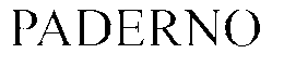 PADERNO trademark