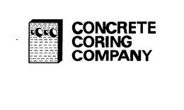 CONCRETE CORING COMPANY trademark