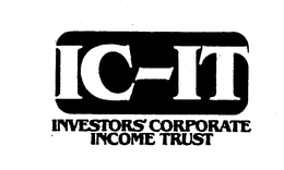 IC-IT INVESTORS' CORPORATE INCOME TRUST trademark