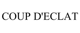 COUP D'ECLAT trademark