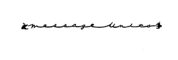 MESSAGE UNITS trademark