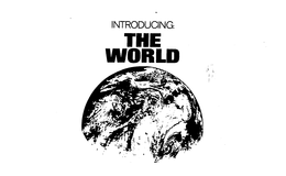 INTRODUCING: THE WORLD trademark