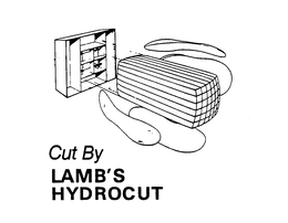CUT BY LAMB'S HYDROCUT trademark