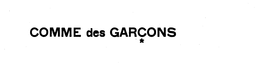 COMME DES GARCONS trademark