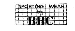 SPORTING WEAR BY BBC trademark