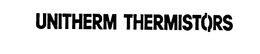 UNITHERM THERMISTORS trademark
