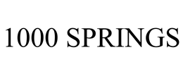 1000 SPRINGS trademark