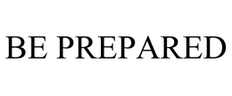 BE PREPARED trademark