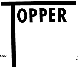 TOPPER trademark