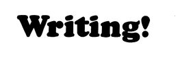 WRITING! trademark