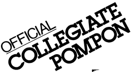 OFFICIAL COLLEGIATE POMPON trademark