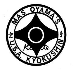 MAS OYAMA'S U.S.A. KYOKUSHIN KARATE trademark